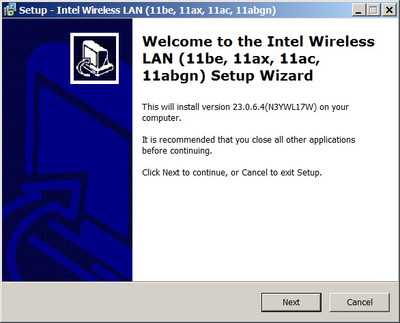 Intel Wireless Network Adapter drivers version 23.0.6.4
