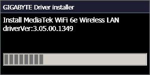 MediaTek MT7921 Wi-Fi 6/6E Wireless Lan Card drivers 3.05.00.1349