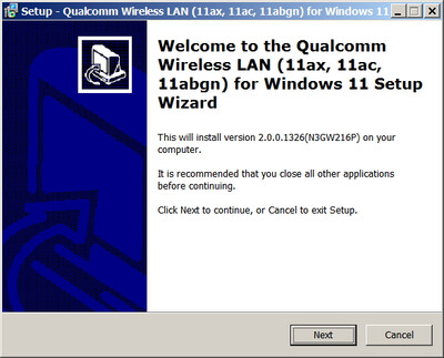 Qualcomm WCN685x Wi-Fi 6E Network Adapter drivers 2.0.0.1326