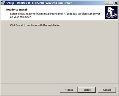 Realtek RTL8852BE PCI-E Wireless Lan drivers 6001.15.123.357