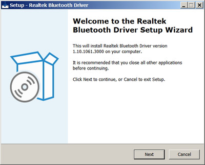Realtek Bluetooth Adapter drivers version 1.10.1061.3000
