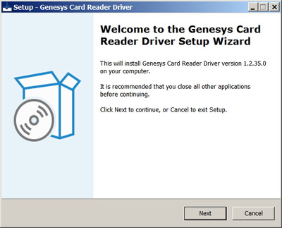 Genesys Logic PCIE Card Reader drivers version 1.2.35.0