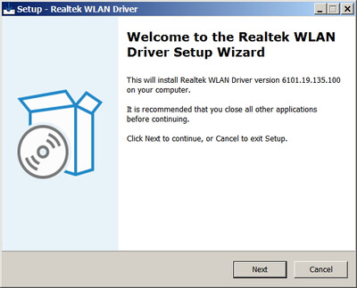 Realtek RTL8851BE PCI-E Wireless Lan drivers 6101.19.135.100