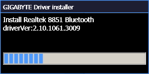Realtek RTL8851BE Bluetooth Adapter drivers version 2.10.1061.3009