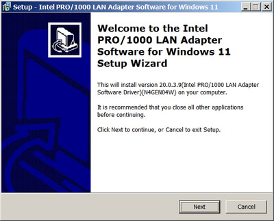 Intel I219 Ethernet Network Adapter drivers 20.0.3.9