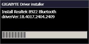 Realtek RTL8922AE Bluetooth Adapter drivers 18.4017.2404.2409