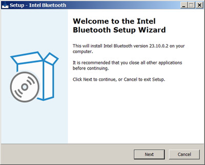 Intel Wireless Bluetooth drivers version 23.10.0.2