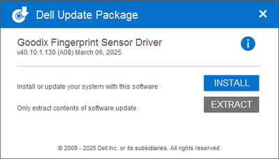Goodix Fingerprint Sensor drivers 3.4.34.400