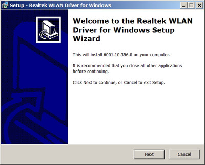 Realtek RTL8852AE PCI-E Wireless Lan drivers version 6001.10.356.0