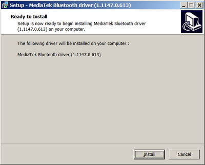 MediaTek MT7922 Bluetooth Adapter drivers 1.1147.0.613