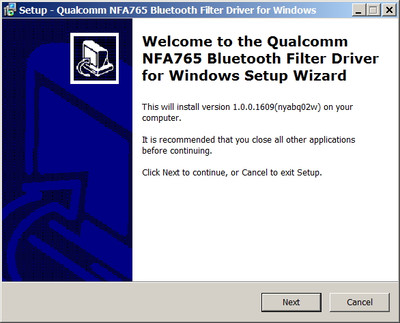 Qualcomm WCN685x Bluetooth Adapter drivers 1.0.0.1609