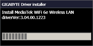 MediaTek MT7922 Wi-Fi 6E Wireless Lan Adapter drivers 3.04.00.1223
