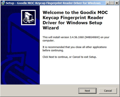 Goodix FingerPrint Sensor drivers version 3.4.56.1060