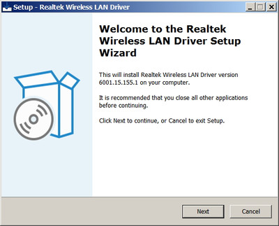 Realtek RTL8852BE PCI-E Wireless Lan drivers 6001.15.155.1