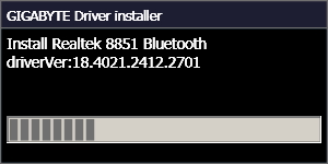 Realtek RTL8851BE Bluetooth Adapter drivers version 18.4021.2412.2701
