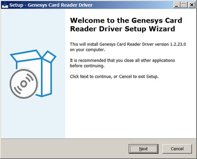 Genesys Logic PCIE Card Reader drivers version 1.2.23.0