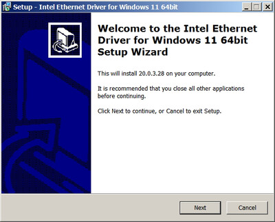 Intel I219 Ethernet Network Adapter drivers 20.0.3.28